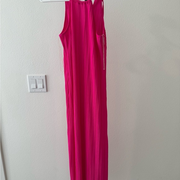 a new day Fuchsia Pleated Dress - Picture 1 of 4